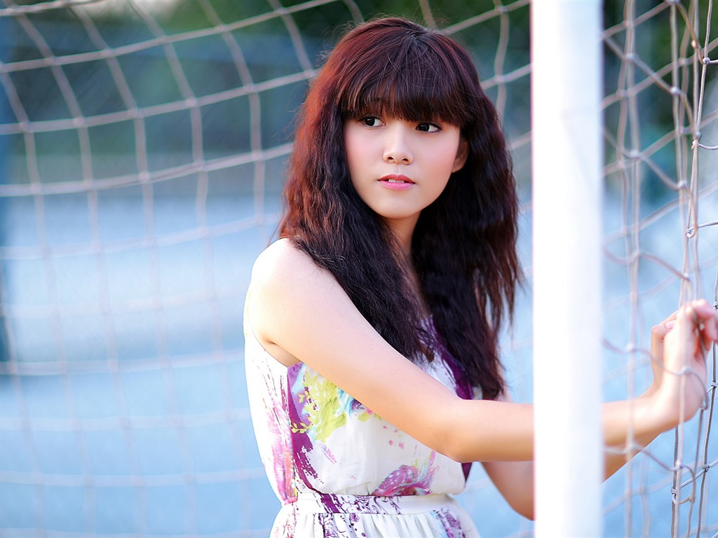 Reine und schöne junge asiatische Mädchen HD-Wallpaper  Kollektion (5) #1 - 1024x768