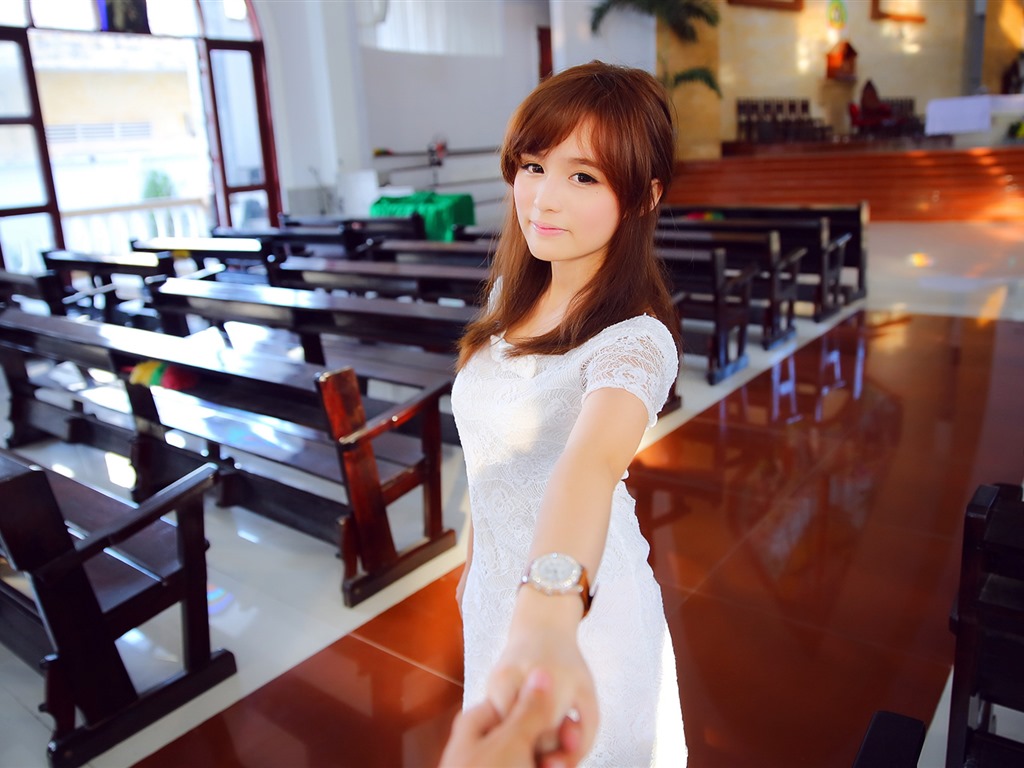 清純可愛年輕的亞洲女孩 高清壁紙合集(五) #11 - 1024x768
