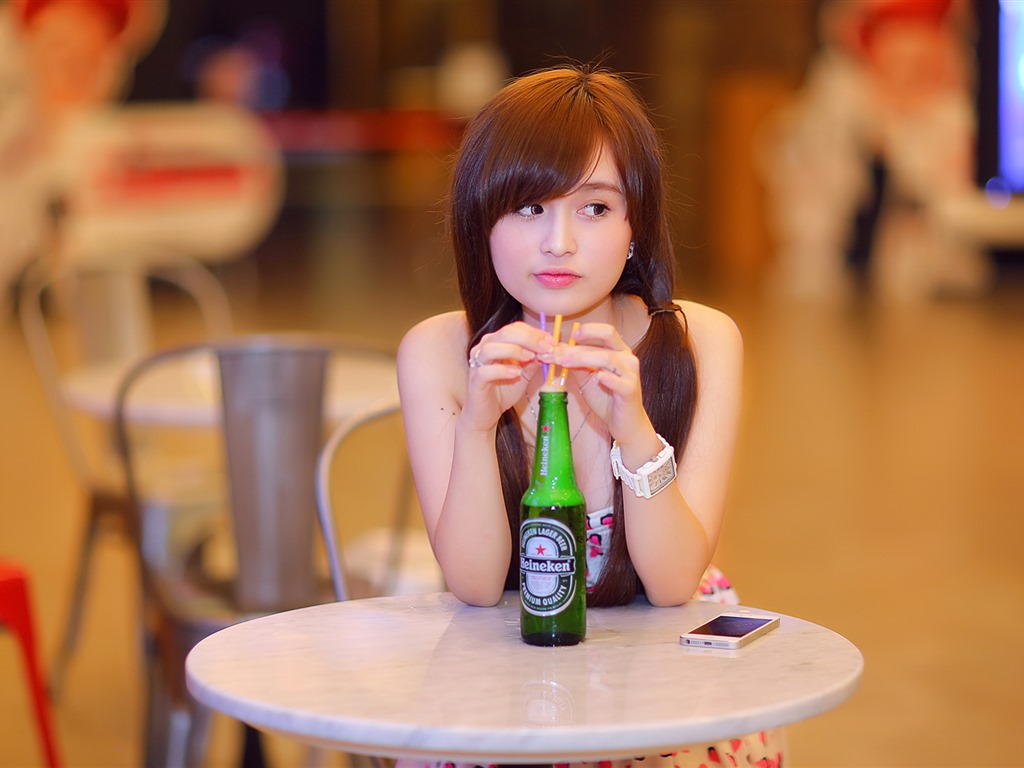 순수하고 사랑스러운 젊은 아시아 여자의 HD 월페이퍼 컬렉션 (5) #12 - 1024x768
