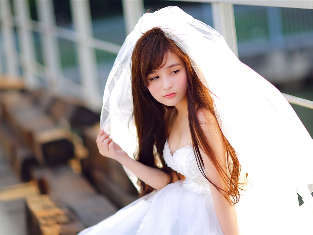 清純可愛年輕的亞洲女孩 高清壁紙合集(五) #15 - 1024x768