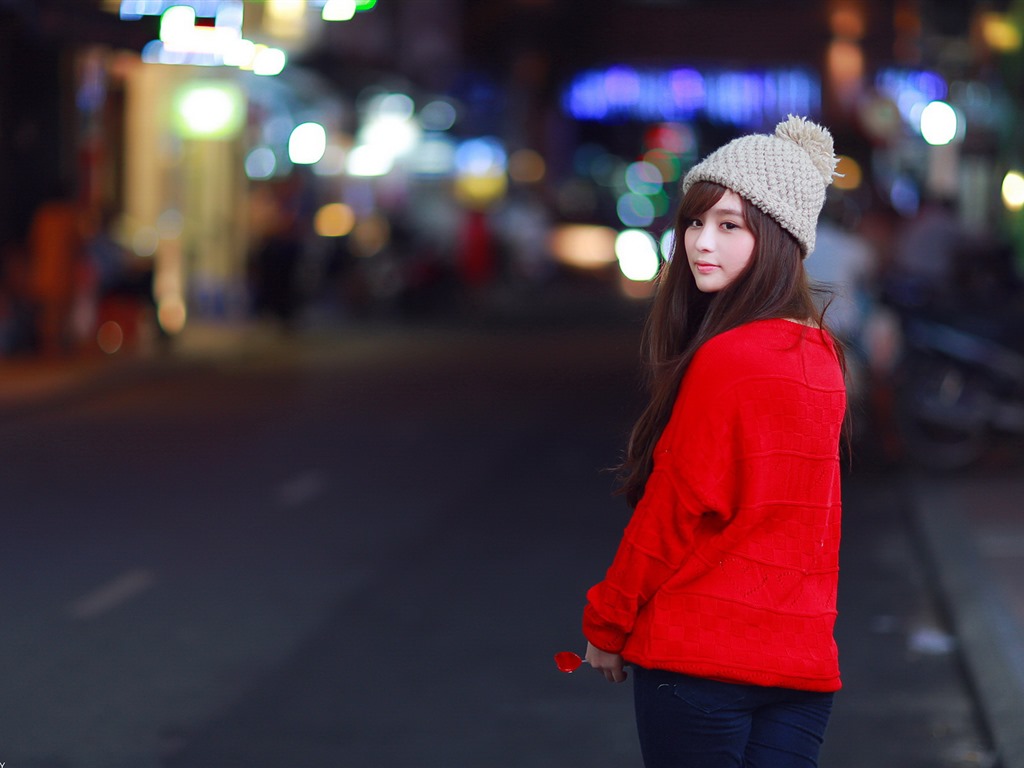 清純可愛年輕的亞洲女孩 高清壁紙合集(五) #17 - 1024x768