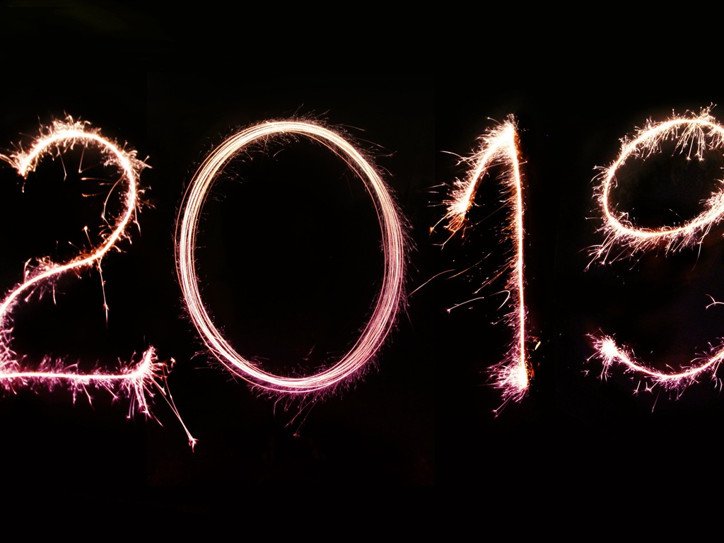 Feliz año nuevo 2019 HD wallpapers #7 - 1024x768