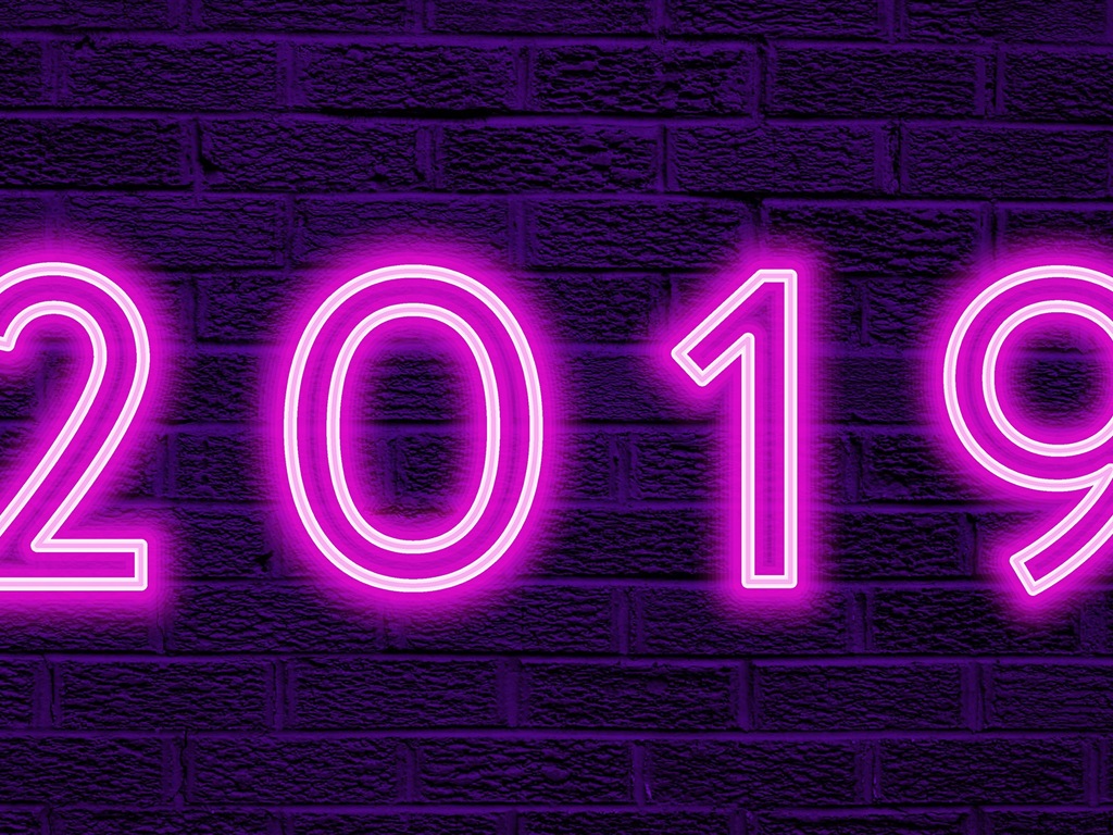 Happy New Year 2019 HD wallpapers #16 - 1024x768