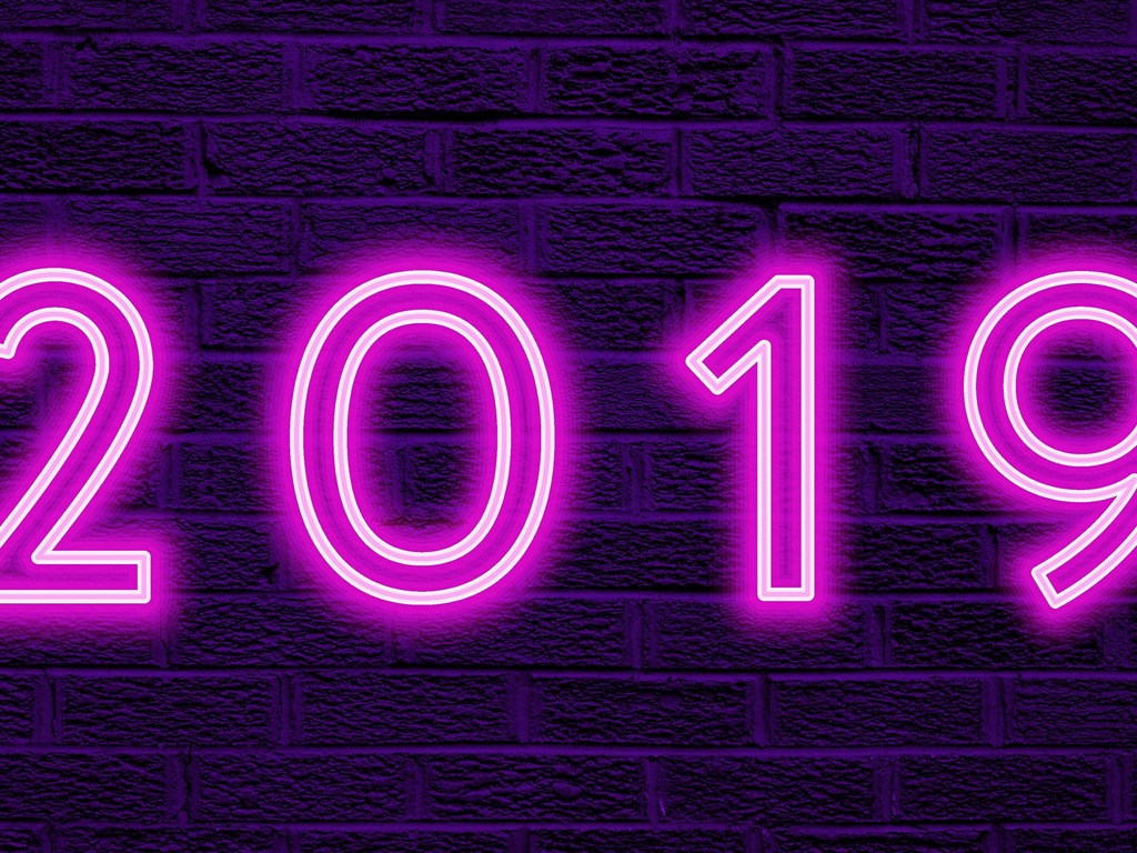 新年快樂2019年高清壁紙 #16 - 1024x768
