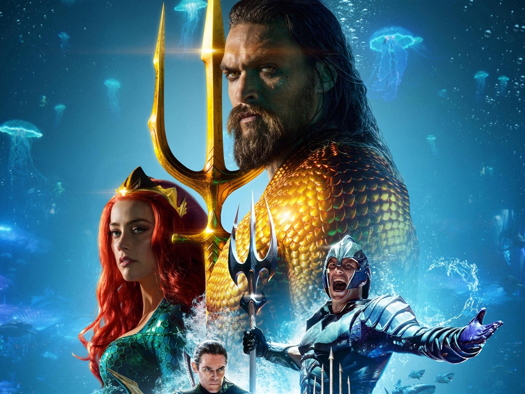 Aquaman 海王，漫威電影高清壁紙 #3 - 1024x768