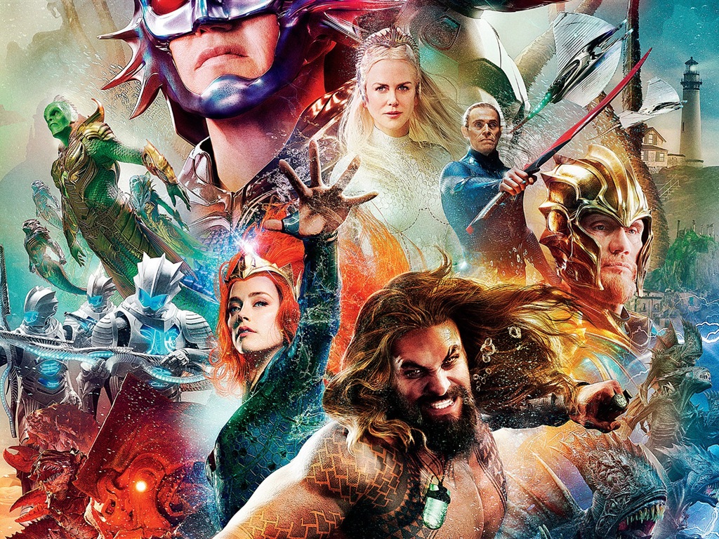 Aquaman, Marvel película fondos de pantalla de alta definición #5 - 1024x768