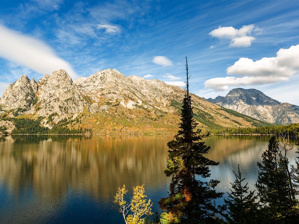 USA Grand Teton národní park přírodní krajiny HD tapety #9 - 1024x768