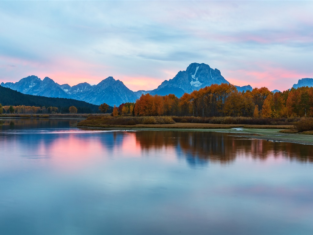 USA Grand Teton národní park přírodní krajiny HD tapety #13 - 1024x768