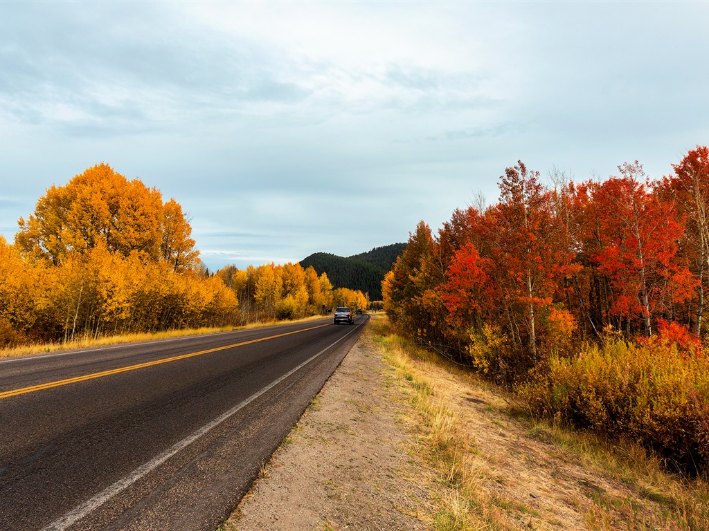 USA Grand Teton národní park přírodní krajiny HD tapety #16 - 1024x768