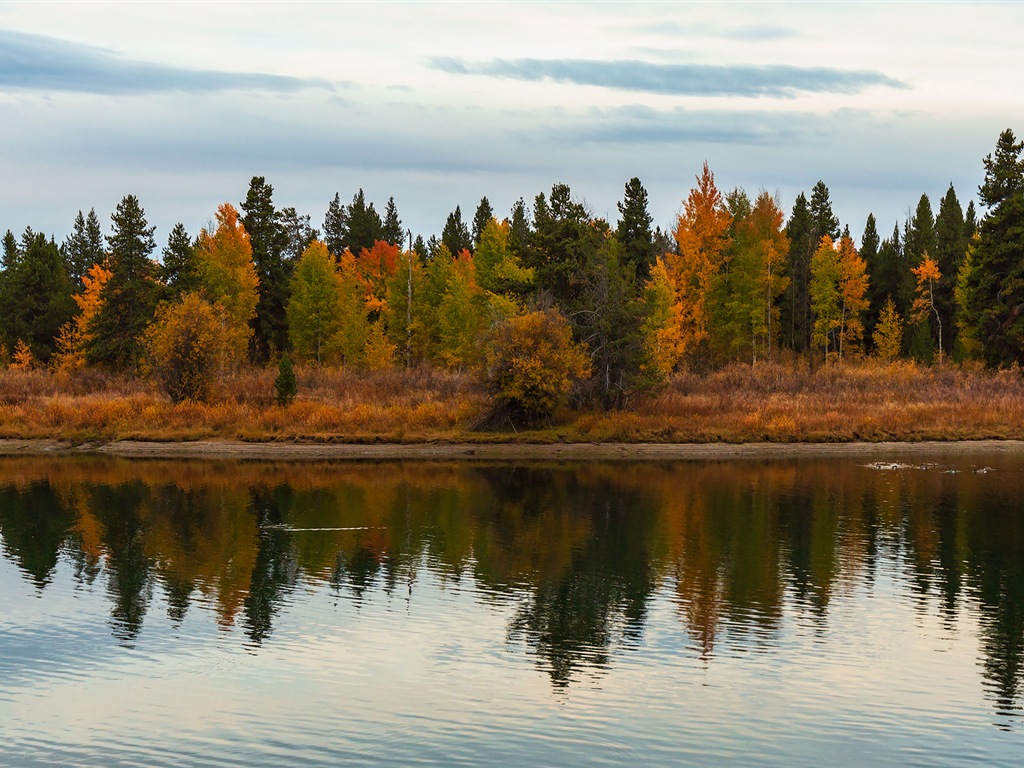 USA Grand Teton národní park přírodní krajiny HD tapety #18 - 1024x768