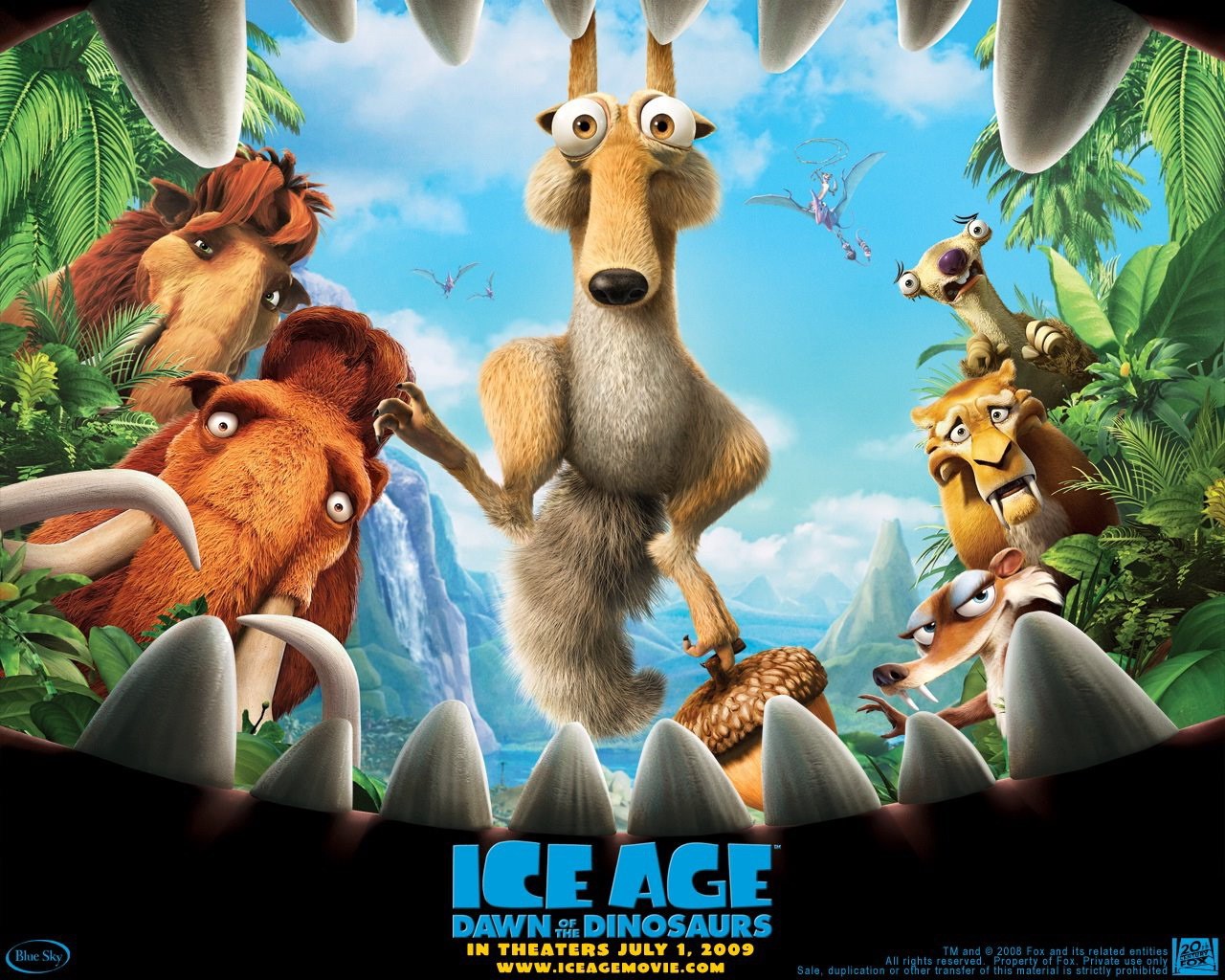 Ice Age 3 wallpaper #1 - 1280x1024