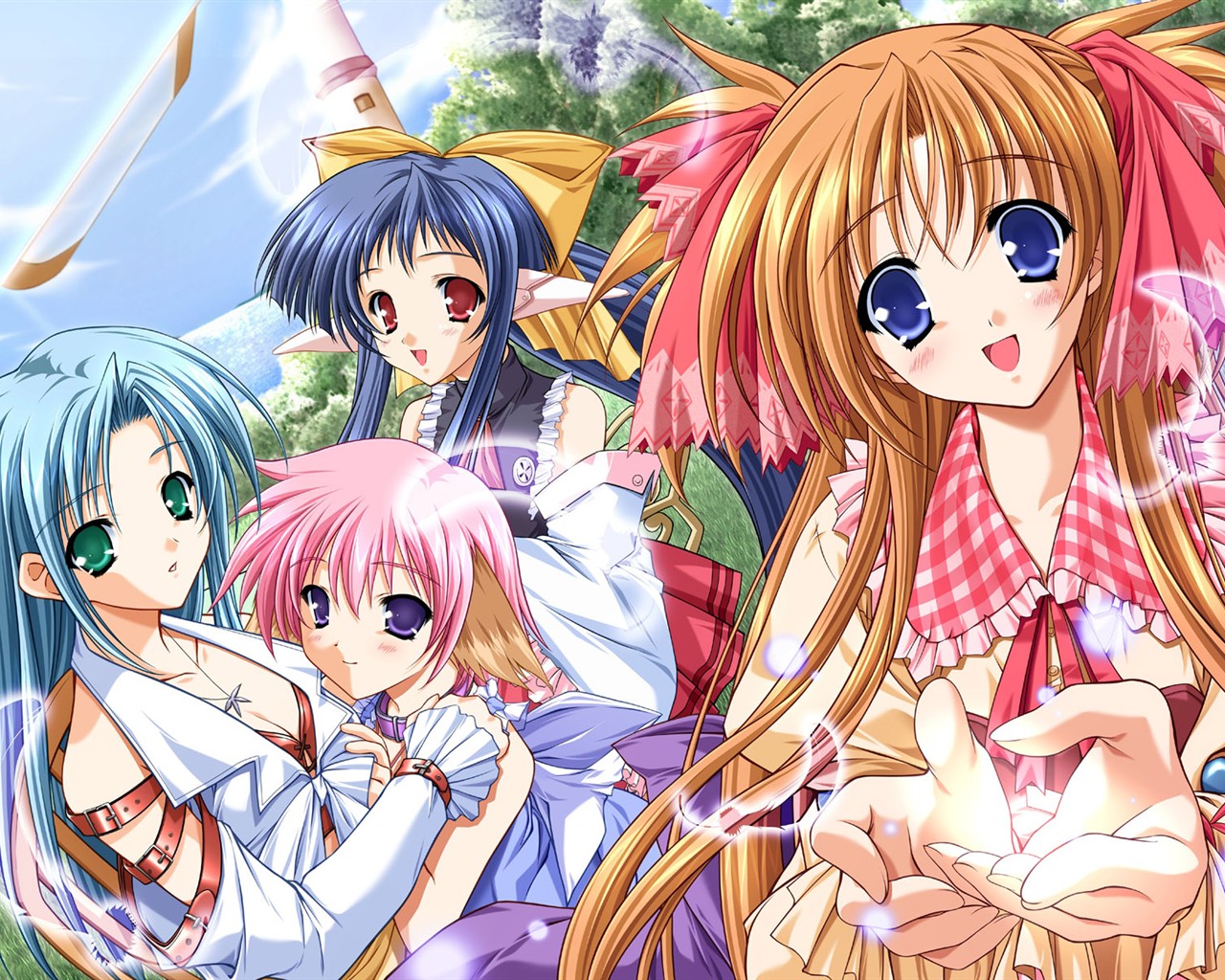Sakura dance krásné MM (1) #1 - 1280x1024