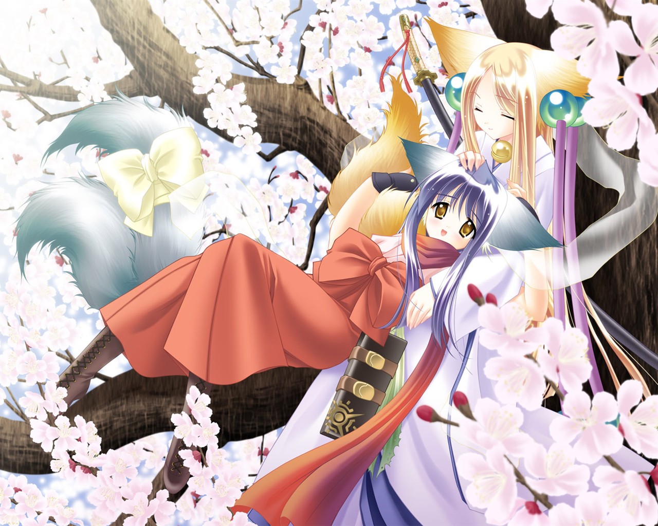 Sakura dance krásné MM (1) #15 - 1280x1024