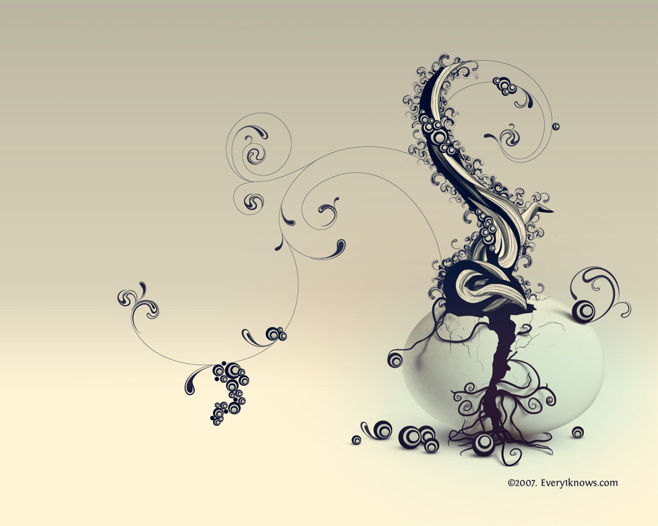 Stunning design theme wallpaper 2009 #6 - 1280x1024