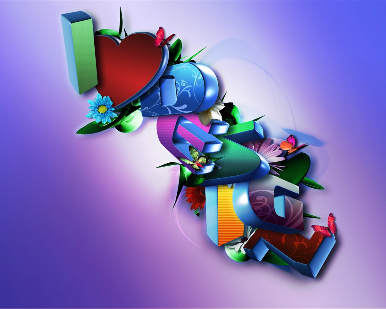 3D立體設計壁紙(二) #3 - 1280x1024