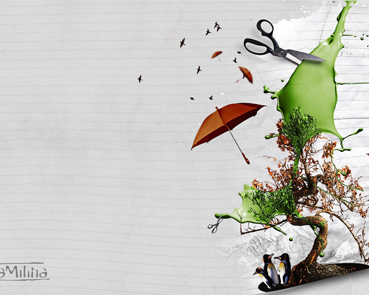 Creative syntézu vizuální tapety #26 - 1280x1024