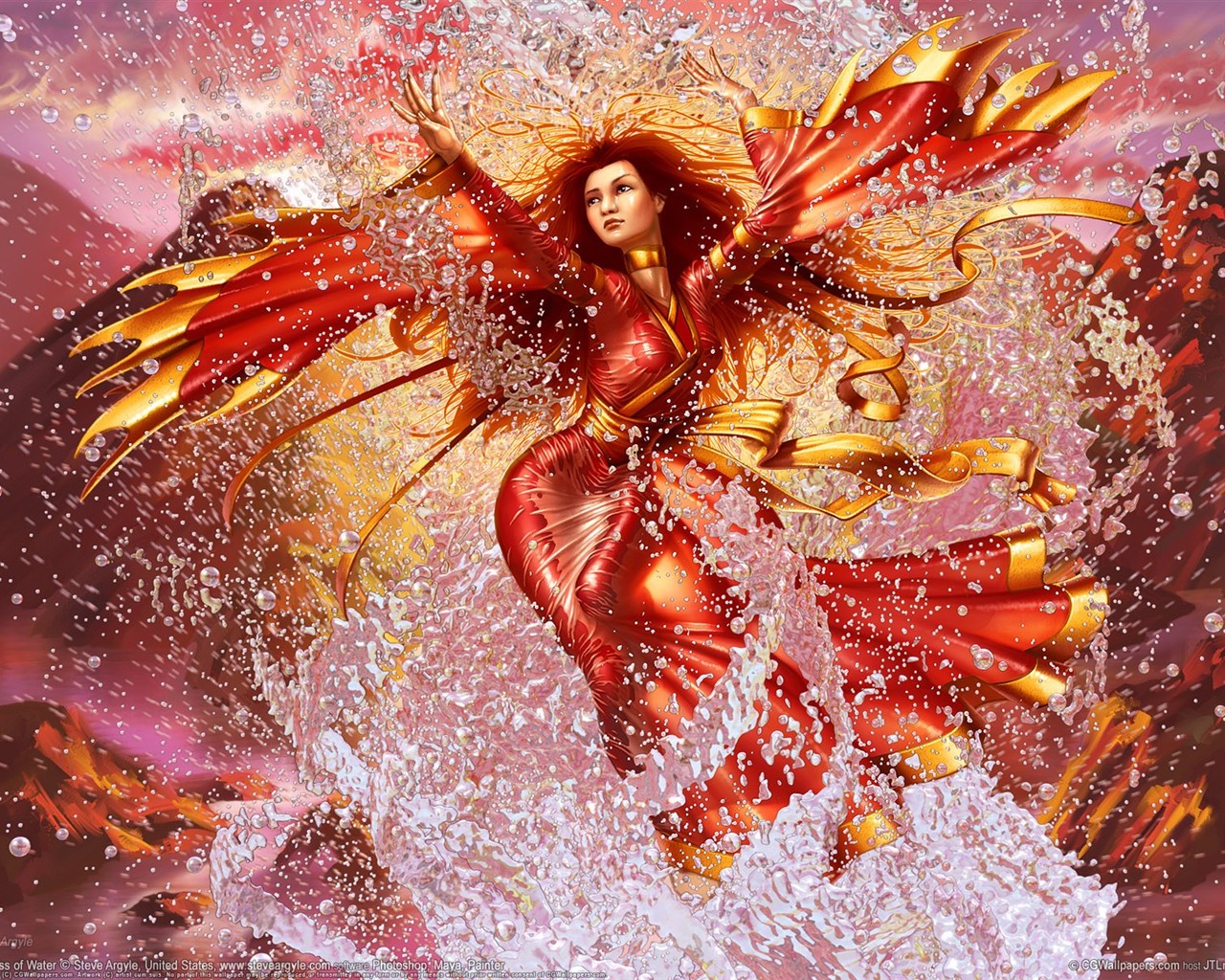 CG tapety krásné ilustrátor (1) #27 - 1280x1024