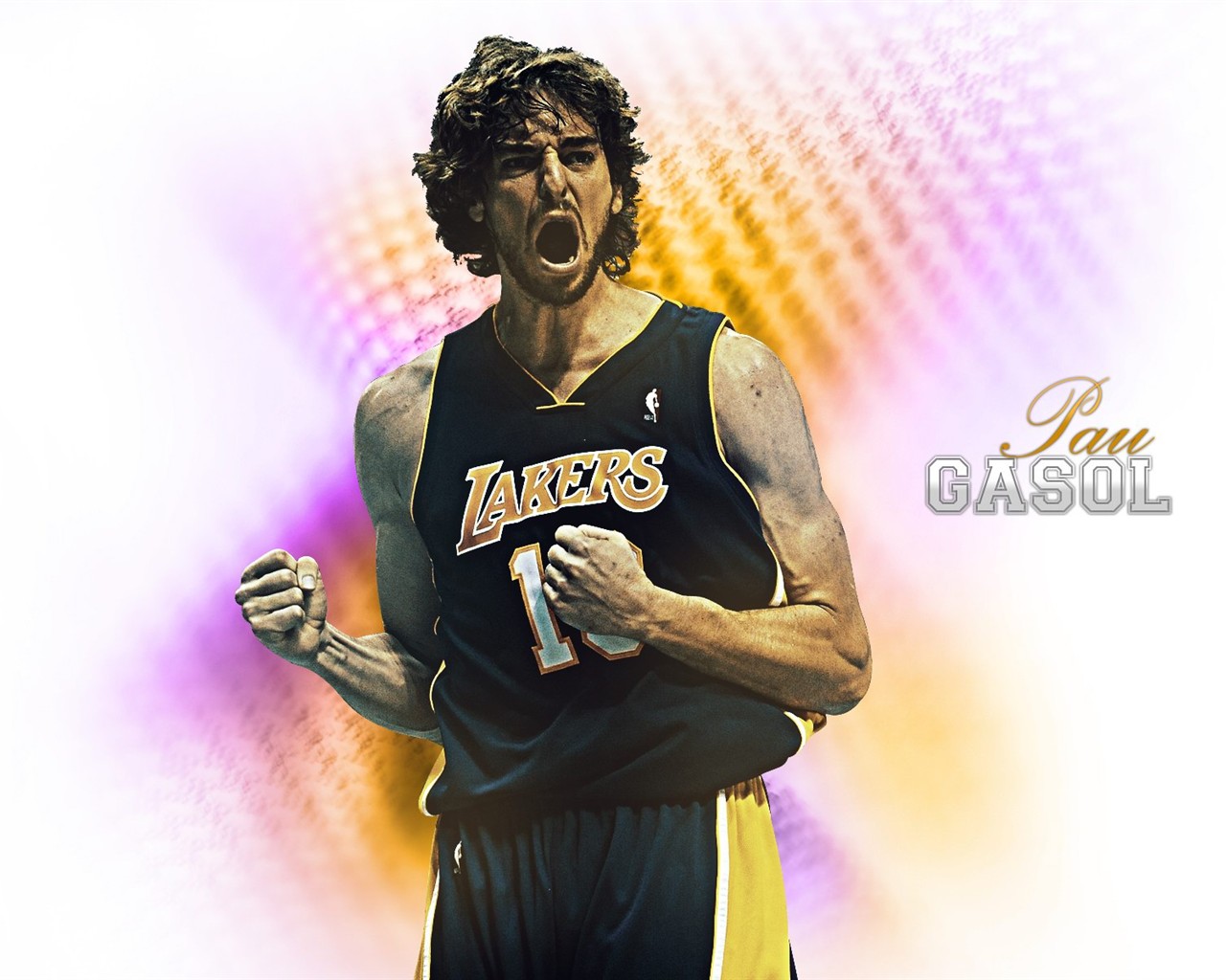 Los Angeles Lakers Wallpaper Oficial #21 - 1280x1024