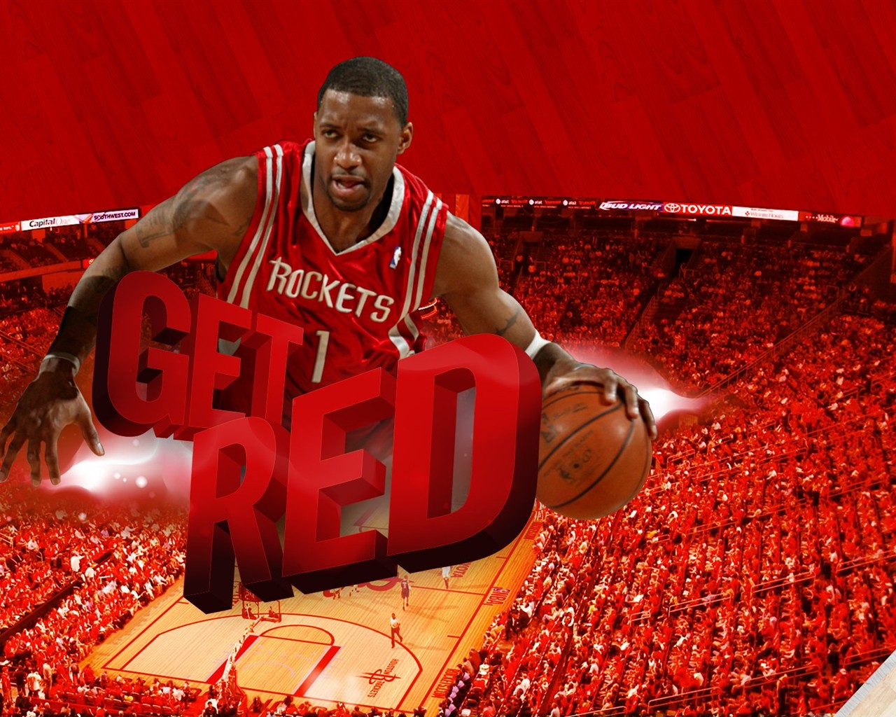 NBA Houston Rockets 2009 playoff wallpaper #3 - 1280x1024
