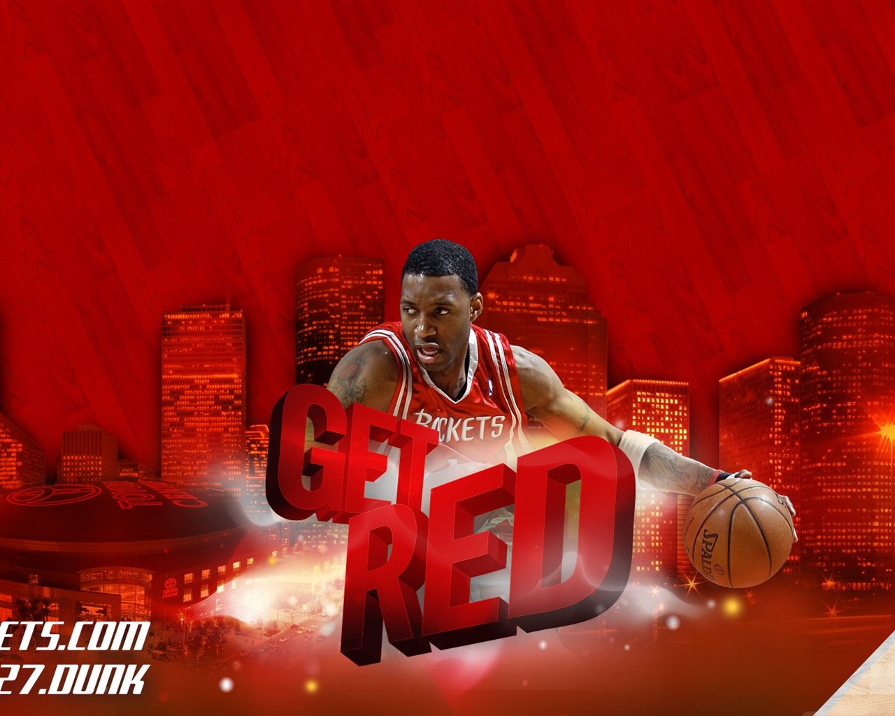 NBA Houston Rockets 2009 Playoff-Tapete #4 - 1280x1024