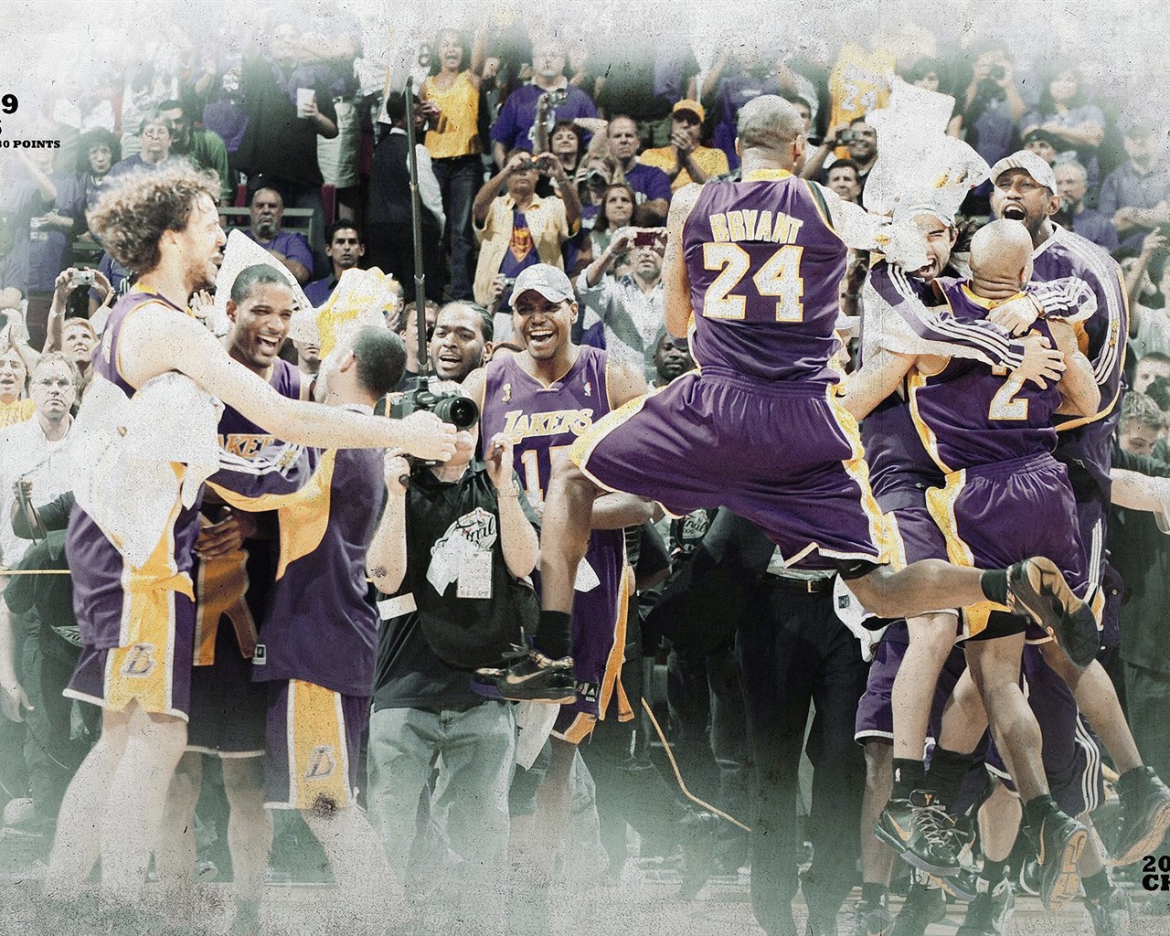 NBA2009 Champion Lakers Wallpaper #15 - 1280x1024