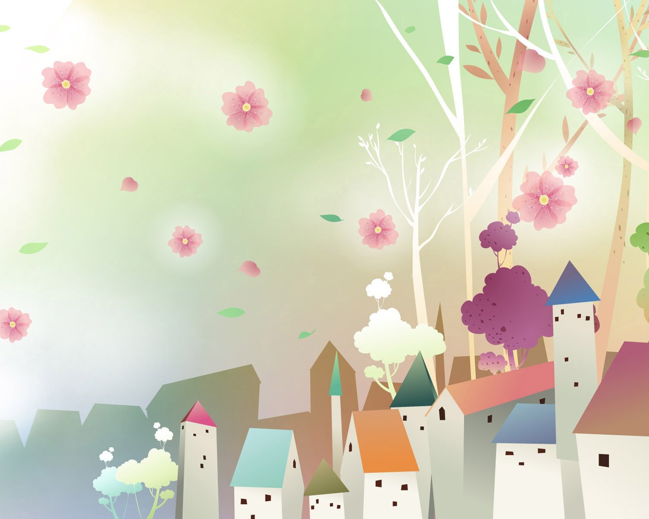 童話卡通壁紙 #33 - 1280x1024