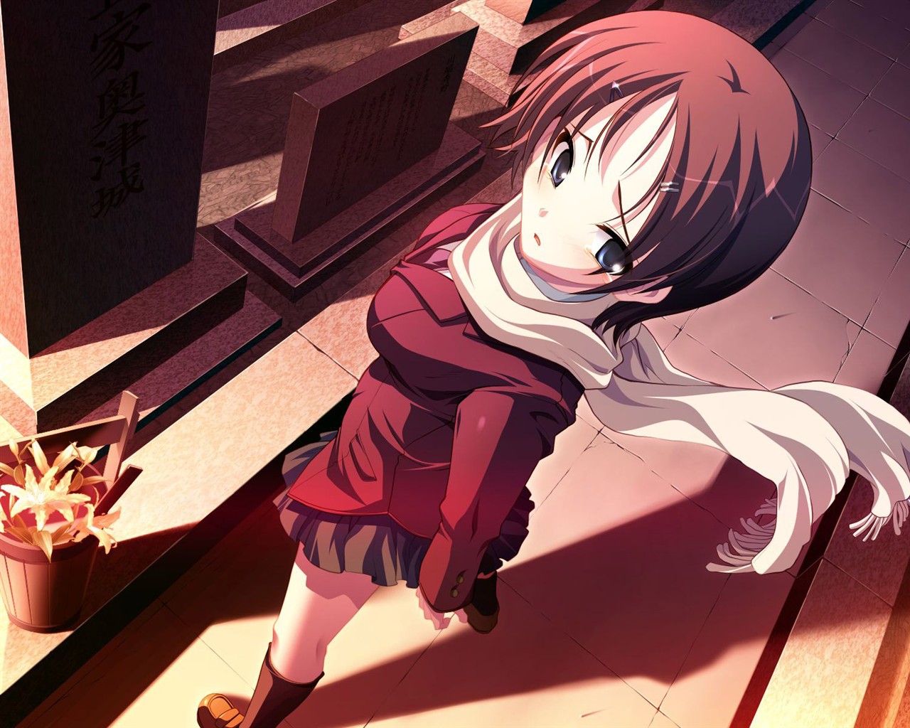 Meimei krásnou tapetu animaci kreslených #3 - 1280x1024
