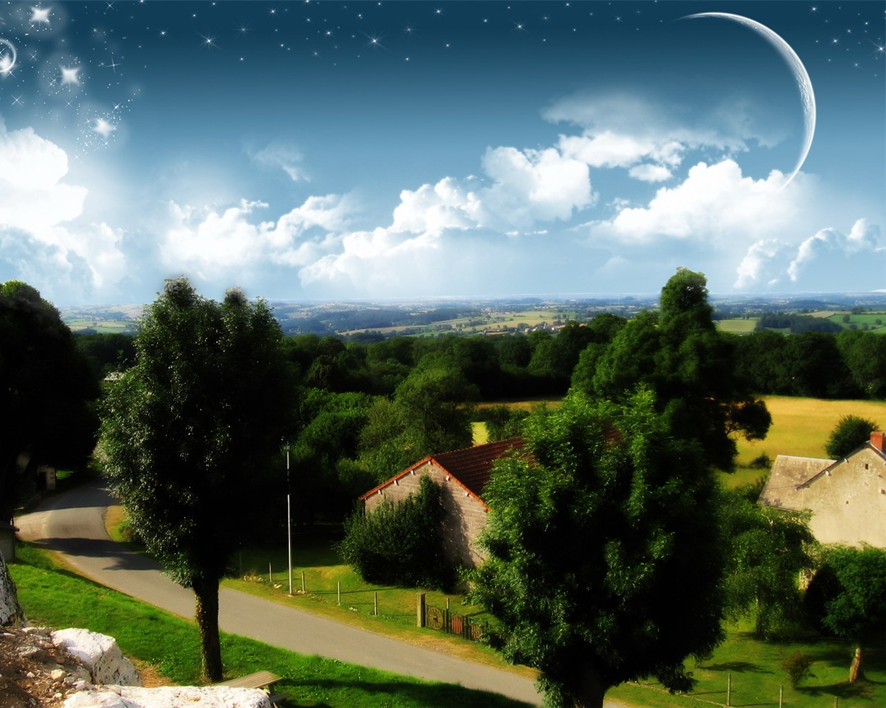 Krásná krajina na plochu #3 - 1280x1024
