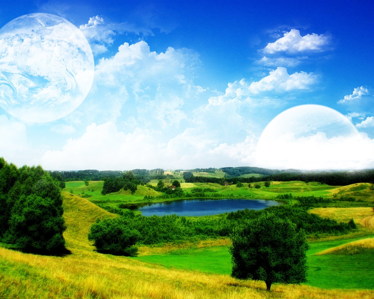 Krásná krajina na plochu #21 - 1280x1024