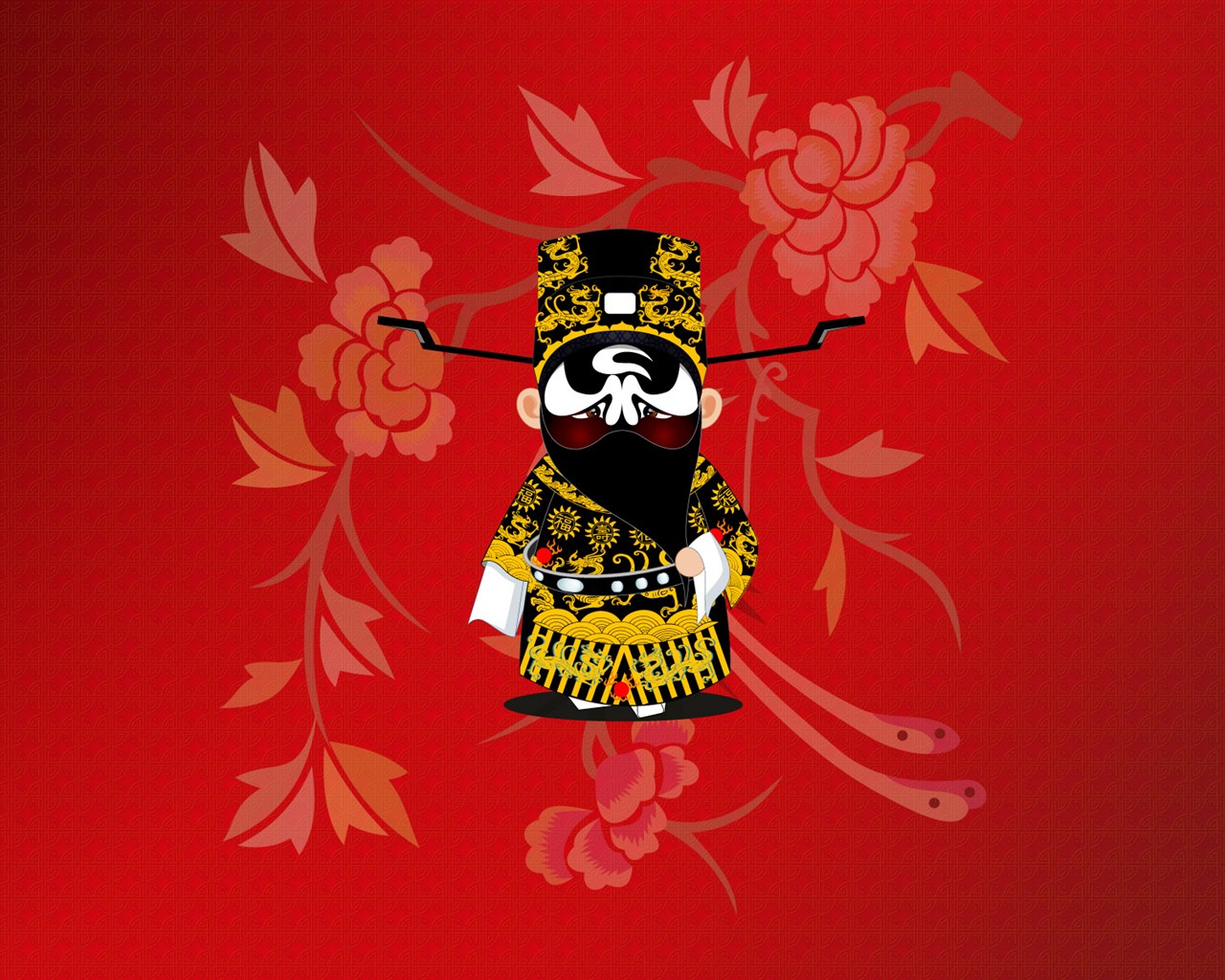 Q verze operních postav roztomilé wallpaper #26 - 1280x1024