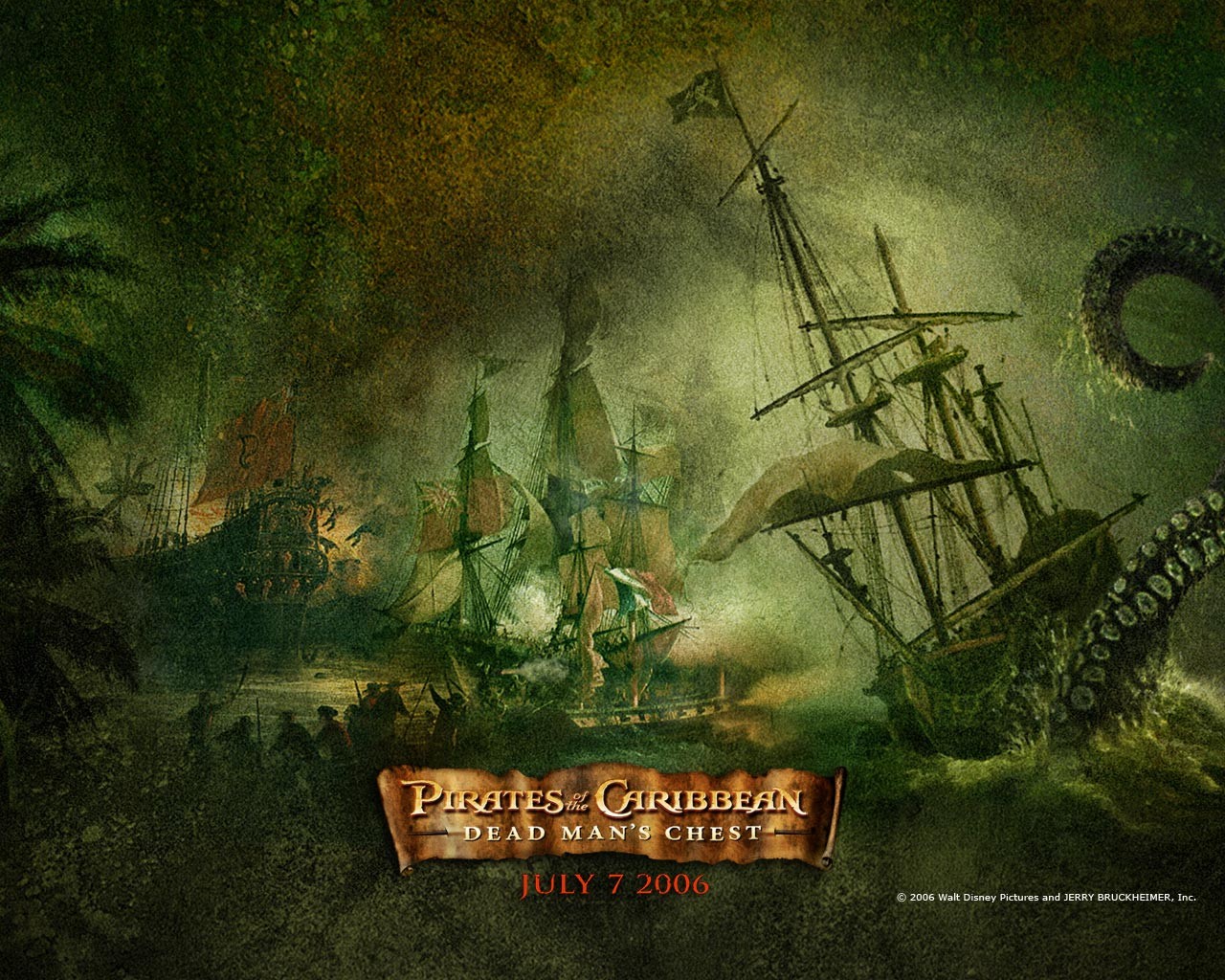 Piráti z Karibiku 2 Tapety na plochu #2 - 1280x1024