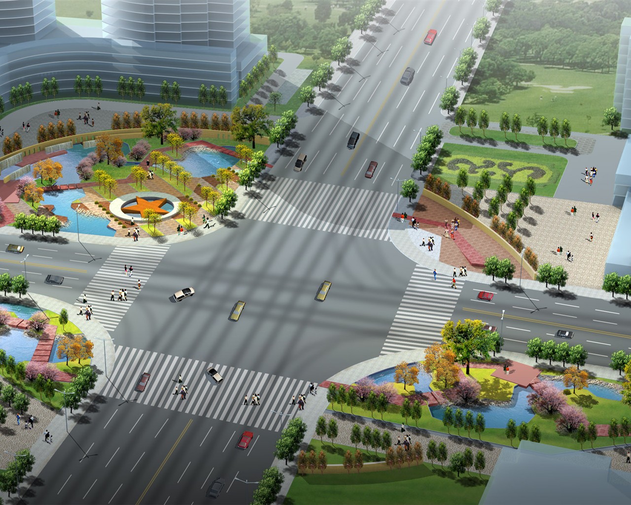 Effect of HD landscape architecture wallpapers #31 - 1280x1024