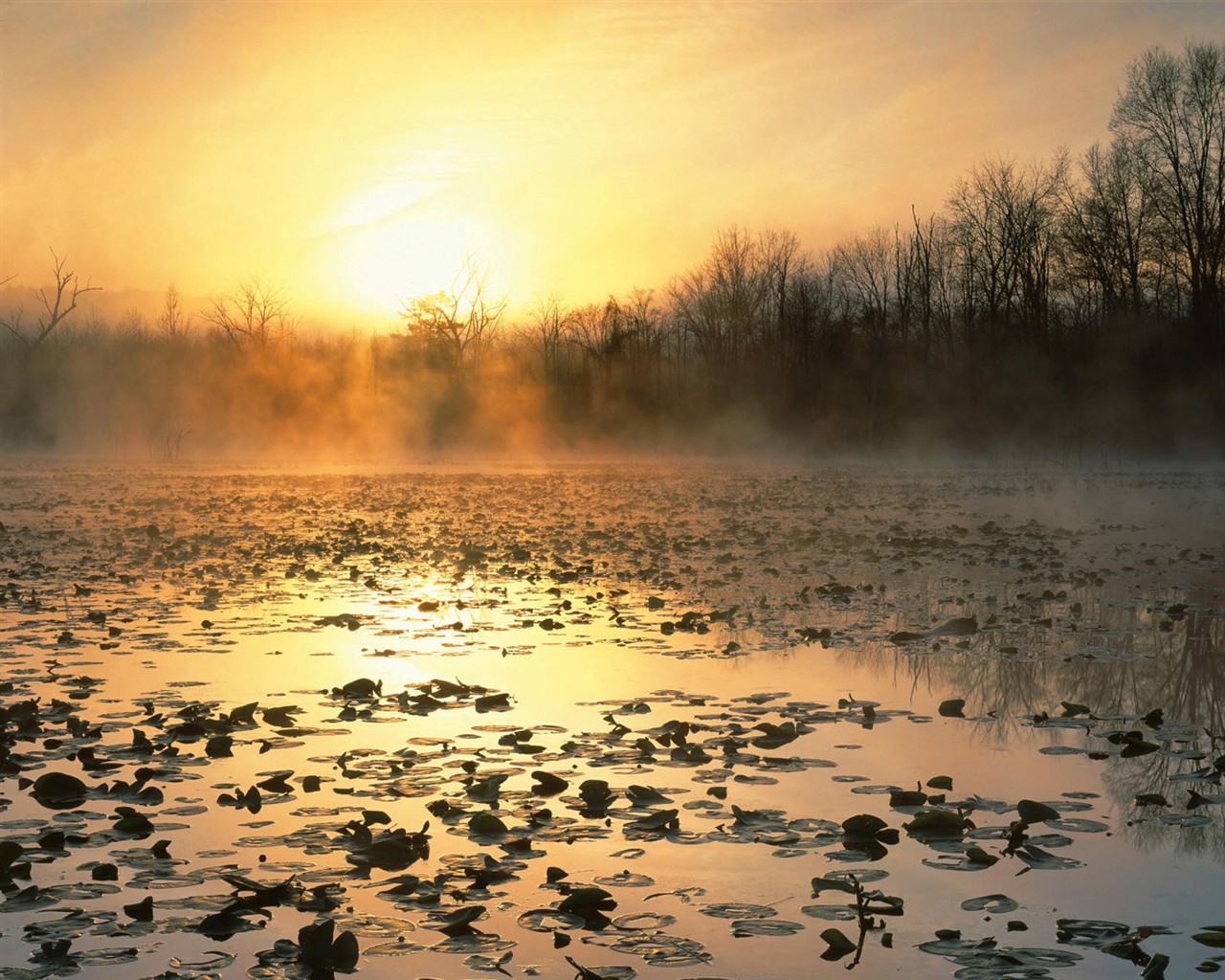 Beautiful sunrise and sunset wallpaper #8 - 1280x1024