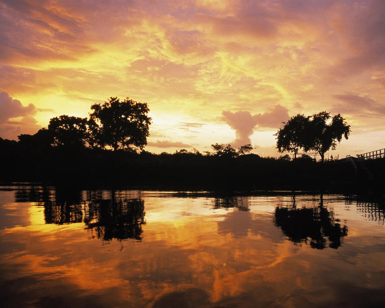 Beautiful sunrise and sunset wallpaper #12 - 1280x1024