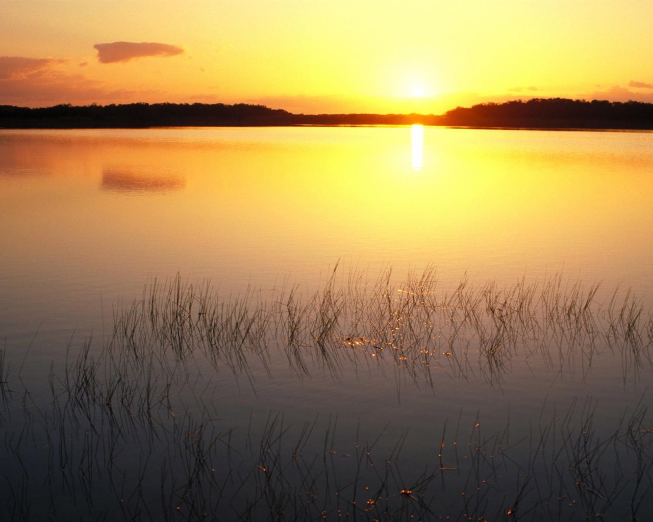 beau lever de soleil coucher de soleil et de papier peint #32 - 1280x1024