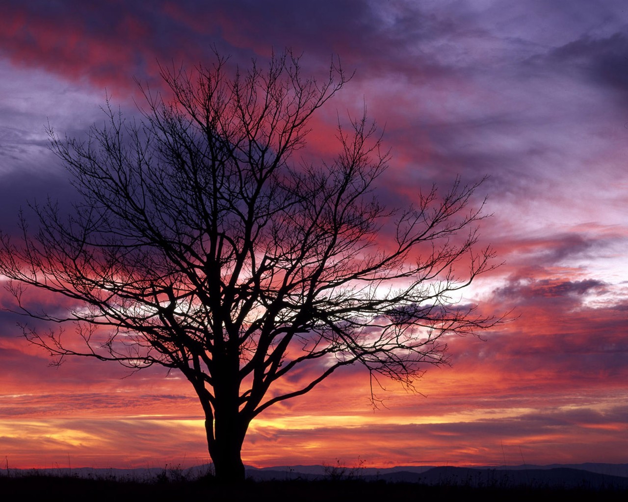 beau lever de soleil coucher de soleil et de papier peint #39 - 1280x1024