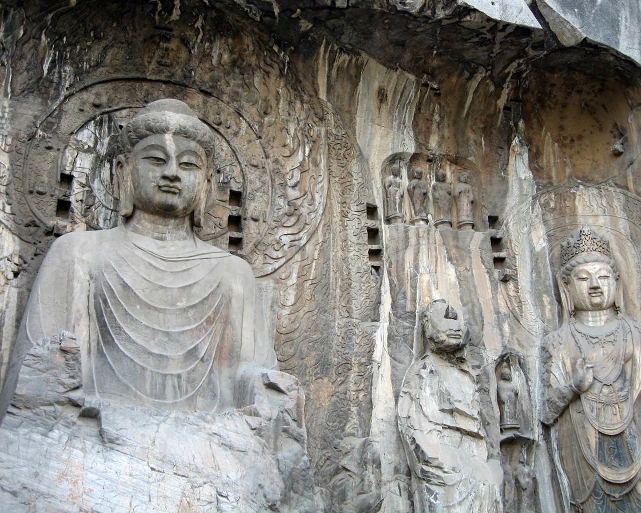 Luoyang, Longmen Grottoes Wallpaper #12 - 1280x1024