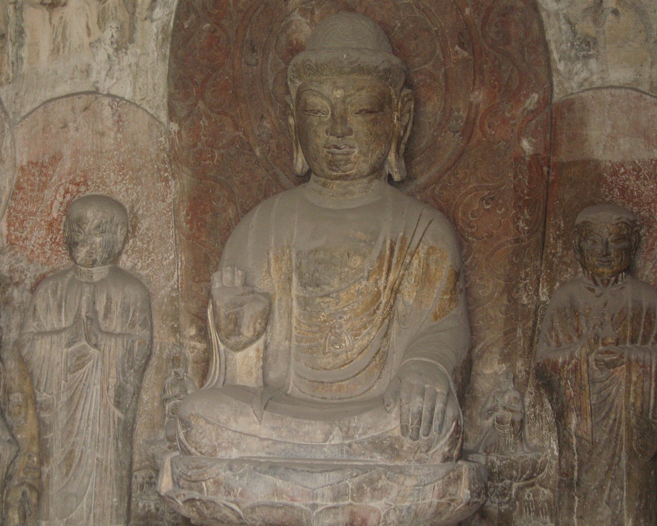 Luoyang, Longmen jeskyně Wallpaper #40 - 1280x1024