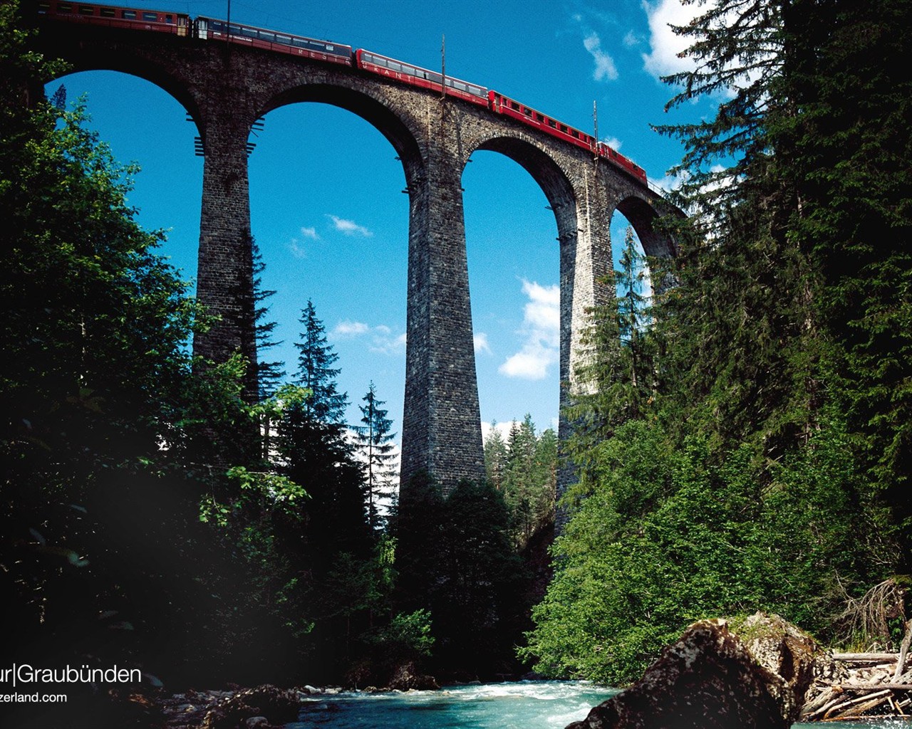 Suiza fondos de escritorio de lugares de interés turístico de verano #9 - 1280x1024