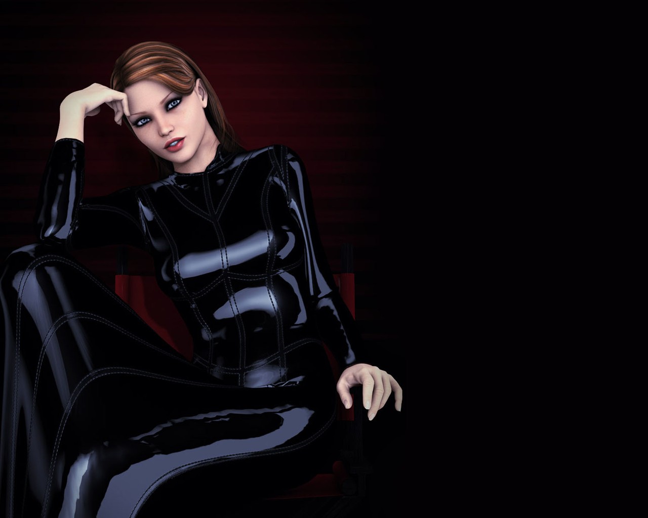 Widescreen Wallpaper 3D Female #4 - 1280x1024