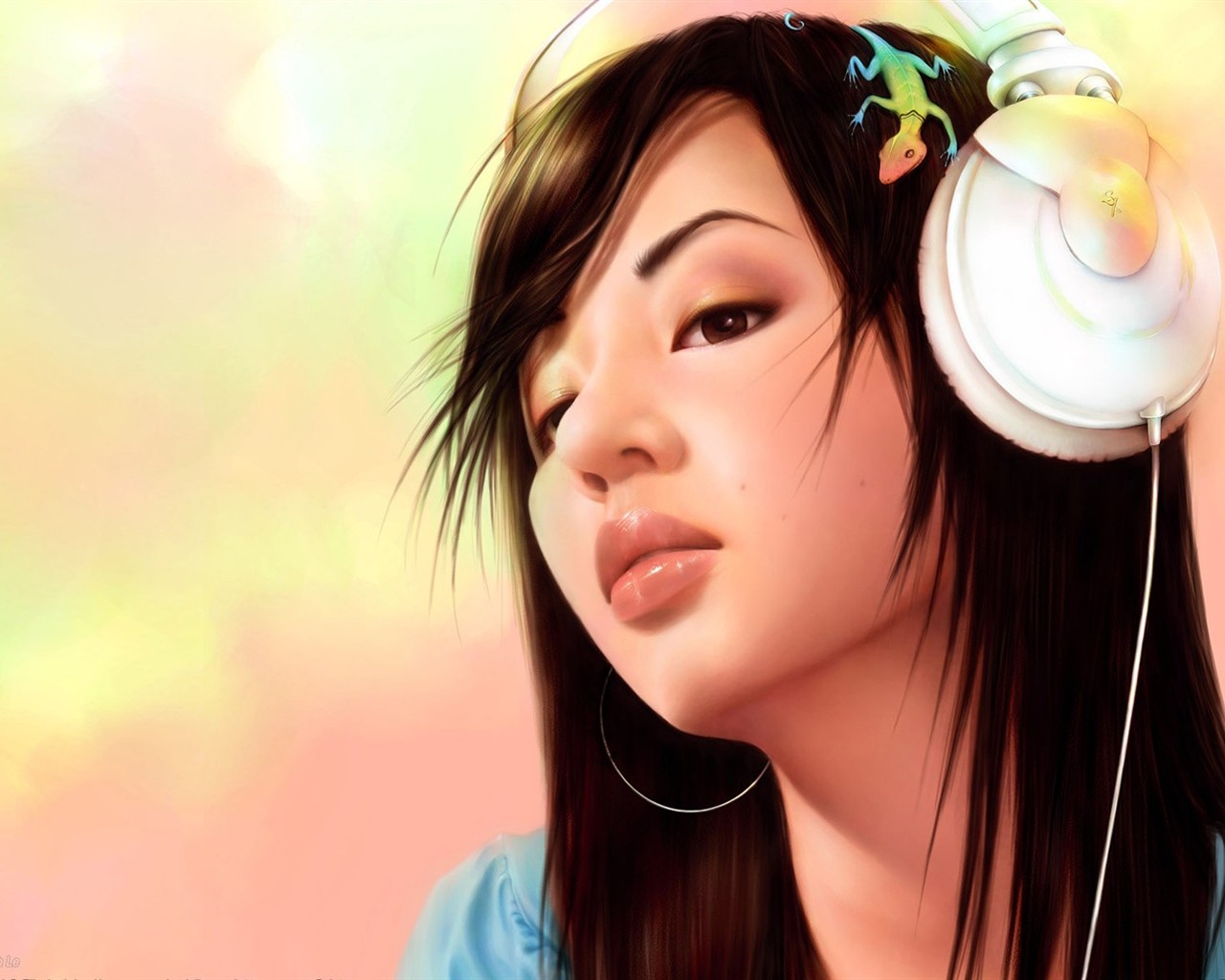 CG Illustration Fantasy Wallpaper Frauen #15 - 1280x1024