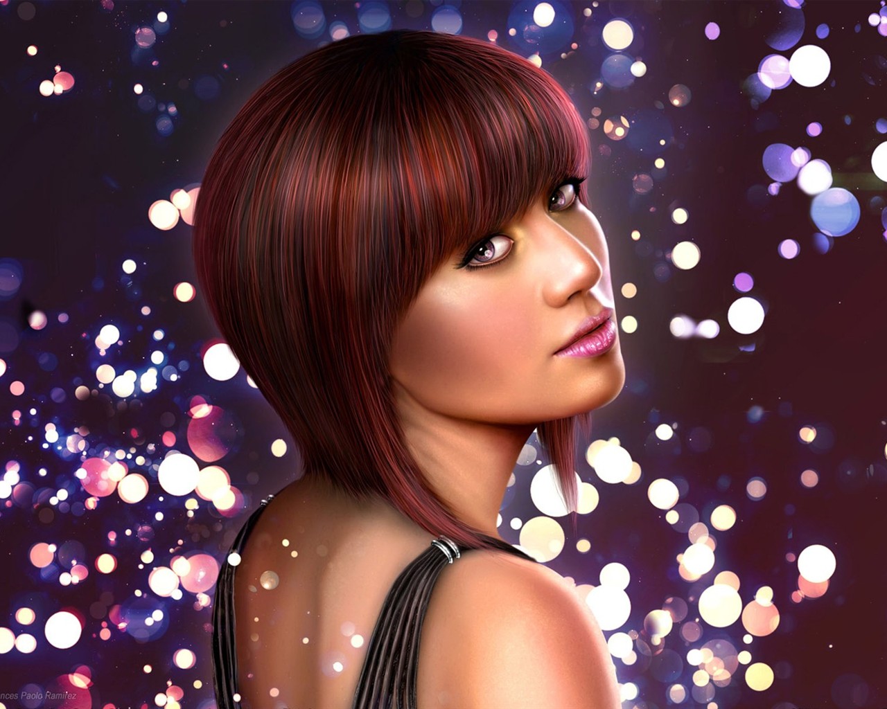 CG ilustrace ženy wallpaper fantasy #26 - 1280x1024