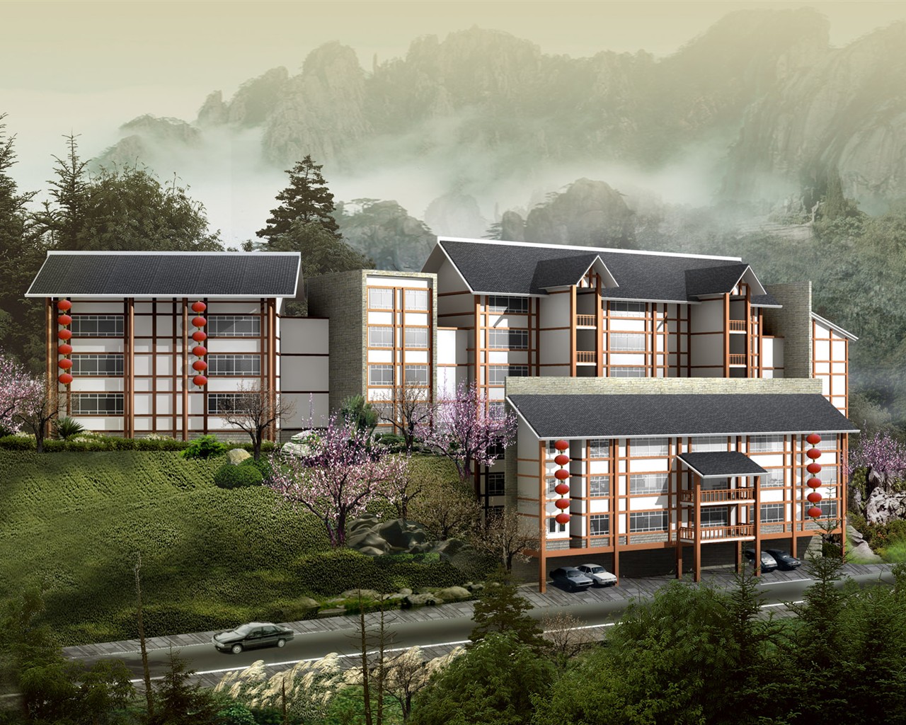 Vliv krajiny na plochu HD architektury #7 - 1280x1024