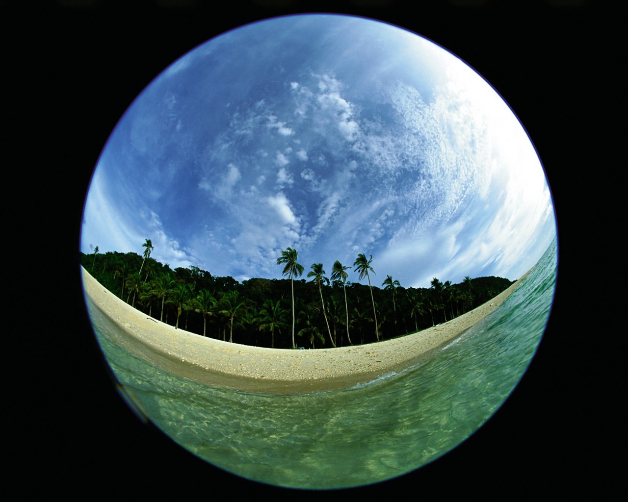 Le paysage balnéaire d'écran HD #30 - 1280x1024