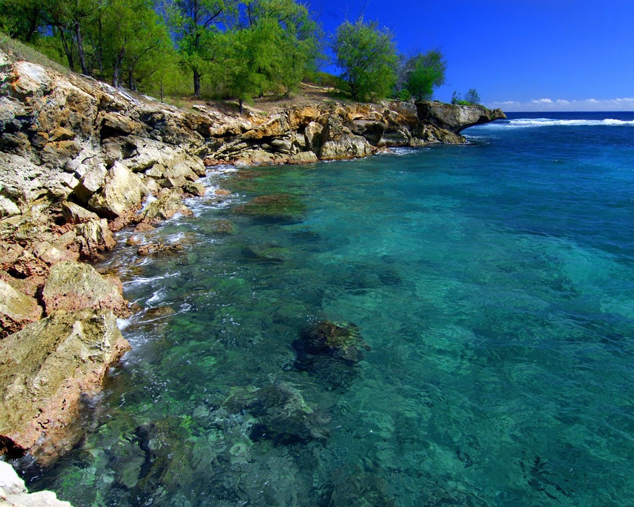 Hawaiianischer Strand Landschaft #12 - 1280x1024