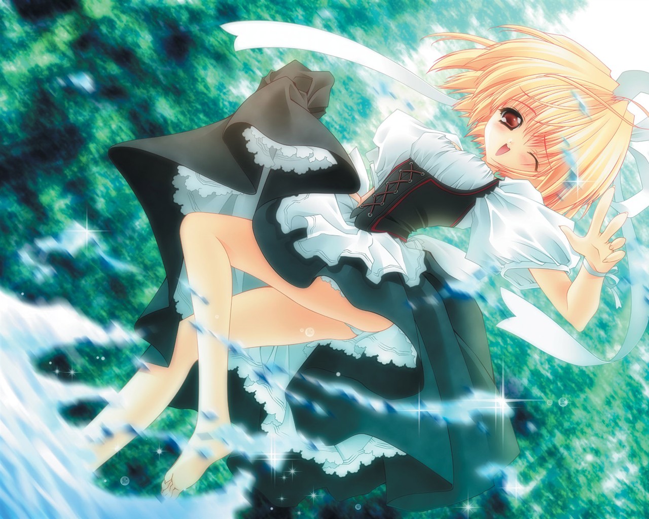 Sakura dance krásné MM (2) #28 - 1280x1024