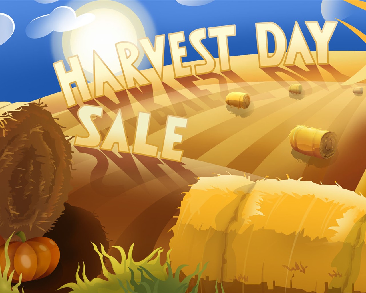 Thanksgiving theme wallpaper #3 - 1280x1024
