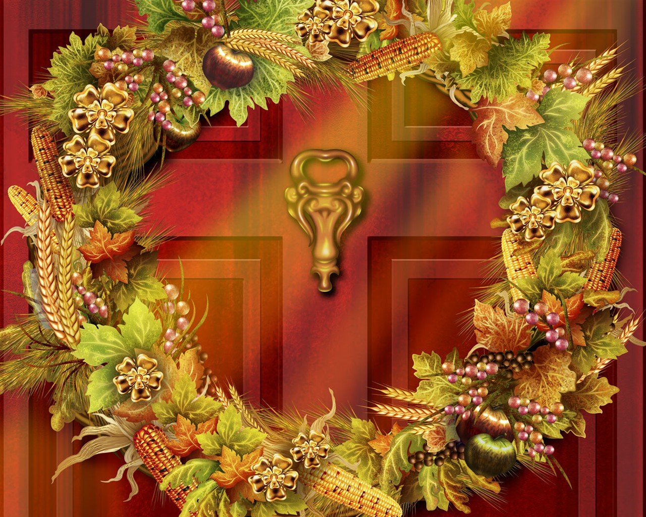 Thanksgiving theme wallpaper #15 - 1280x1024