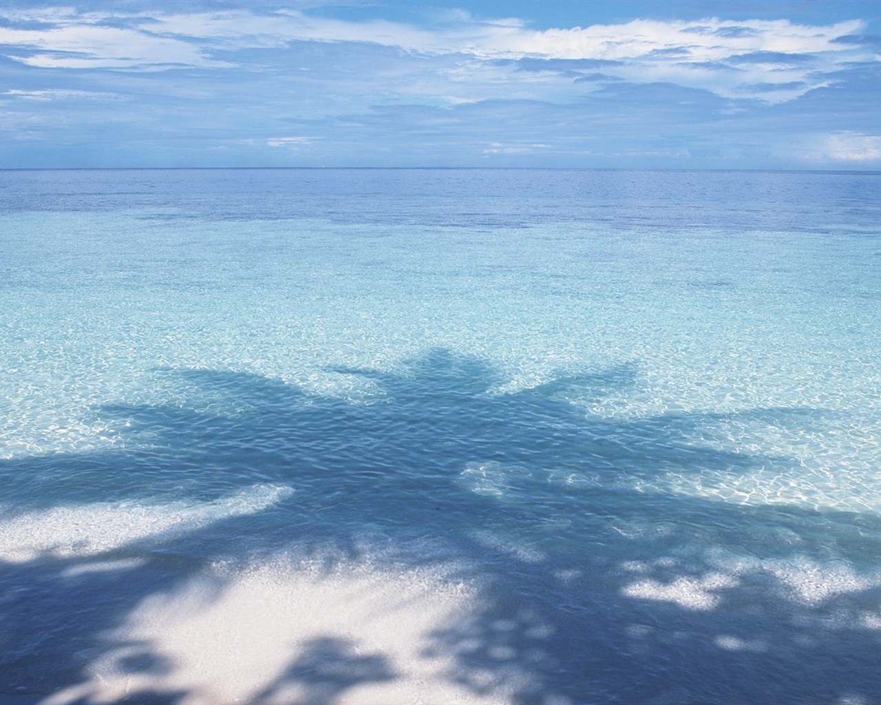 马尔代夫的水和天5 - 1280x1024