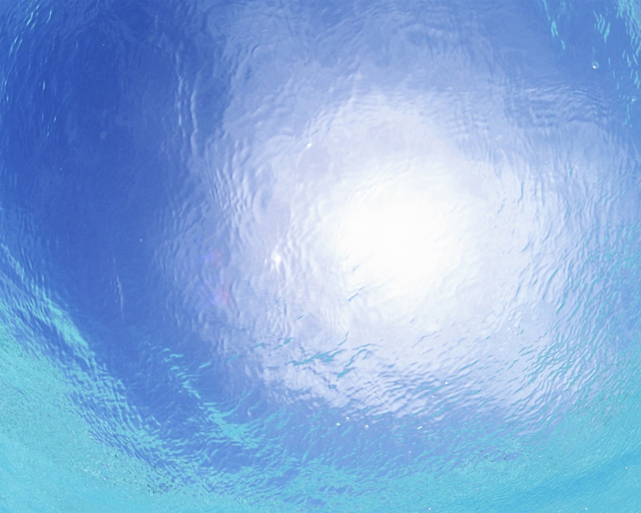 몰디브 물과 푸른 하늘 #16 - 1280x1024